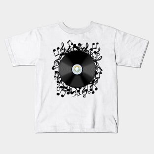 Vinyl Record Kids T-Shirt